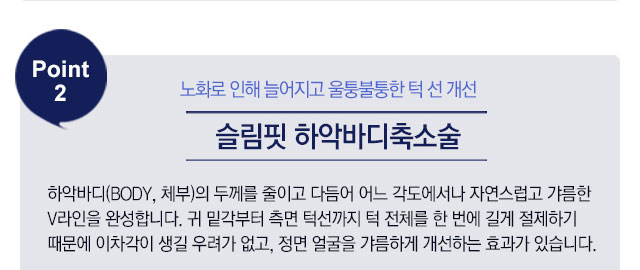 페이스라인 안티에이징동안윤곽술